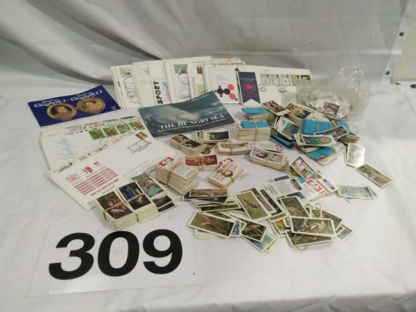 lot 309 cigarette cards & first day covers - Image 2