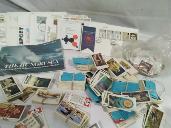 lot 309 cigarette cards & first day covers