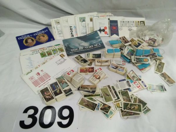 lot 309 cigarette cards & first day covers - Image 3