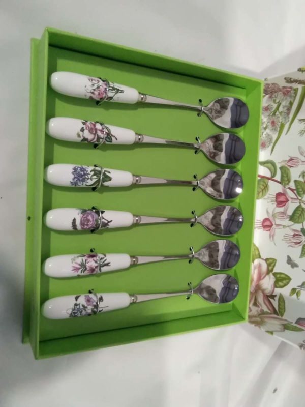 lot 317 boxed 6 x Portmeirion ‘Botanic Garden’ tea spoons - Image 2