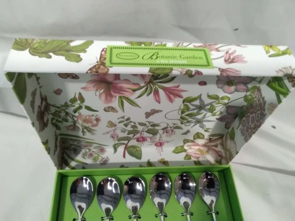 lot 317 boxed 6 x Portmeirion ‘Botanic Garden’ tea spoons - Image 4