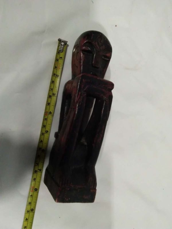 lot 322 hand carved wooden ornament - Image 3