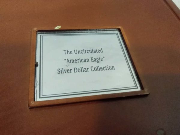 lot 325 the uncirculated “American Eagle” silver dollar collection coin collectors box (no contents) - Image 7