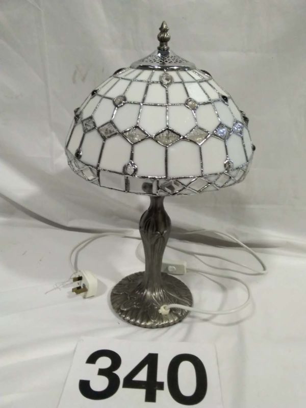 lot 340 Tiffany style table lamp