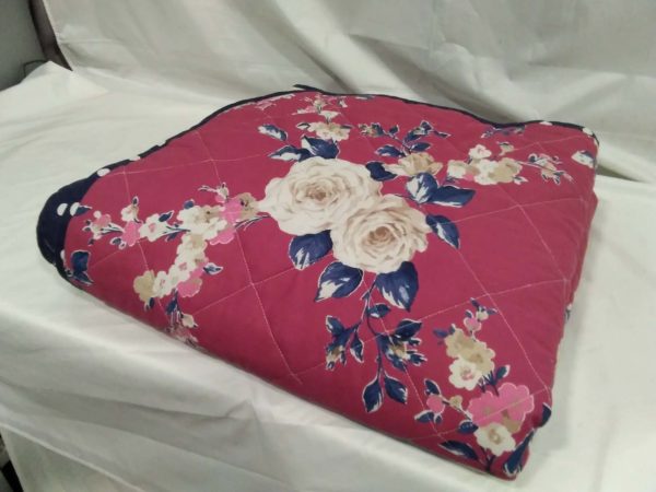 lot 348 double reversible quilted throw by Catherine Langfield - Image 5