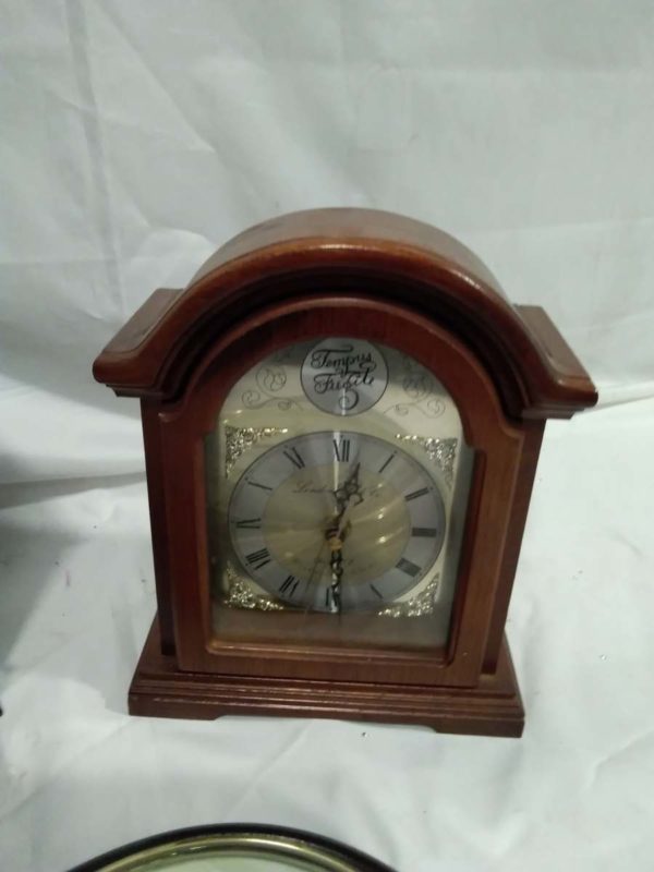 lot 450 3x Clocks and 1 Jewellery Clock - Image 5