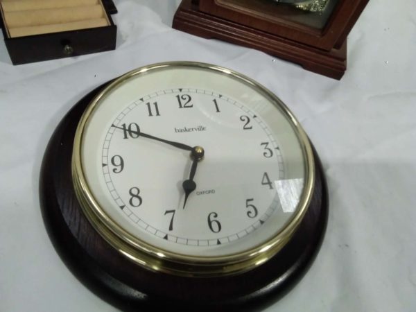 lot 450 3x Clocks and 1 Jewellery Clock - Image 4