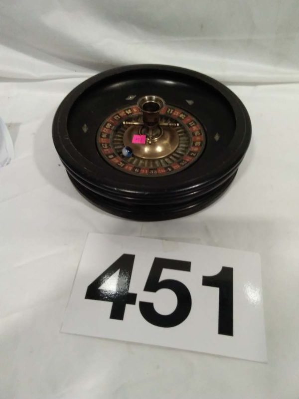 lot 451 Vintage Roulette Table - Image 2