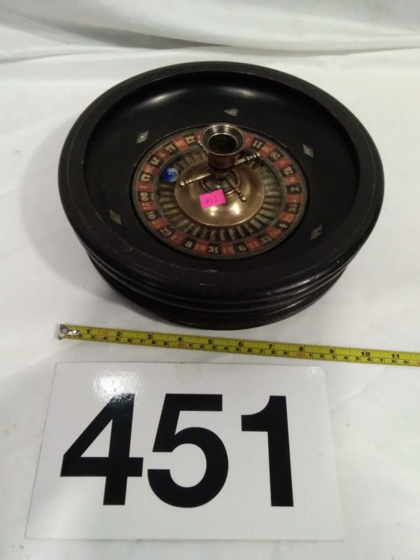 lot 451 Vintage Roulette Table - Image 3