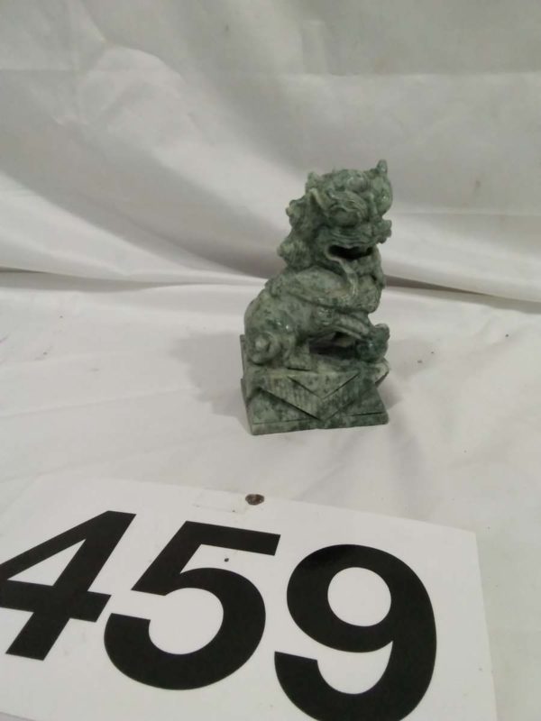 lot 459 Jade Foo Dog - Image 2