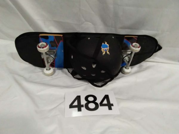 lot 484 Skate Board Helmet in Carrier - Image 2