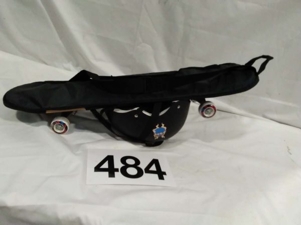 lot 484 Skate Board Helmet in Carrier