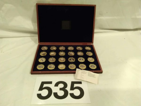 lot 535 cased coin set World War 1 - Image 2