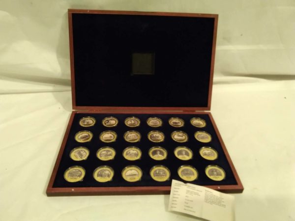 lot 535 cased coin set World War 1