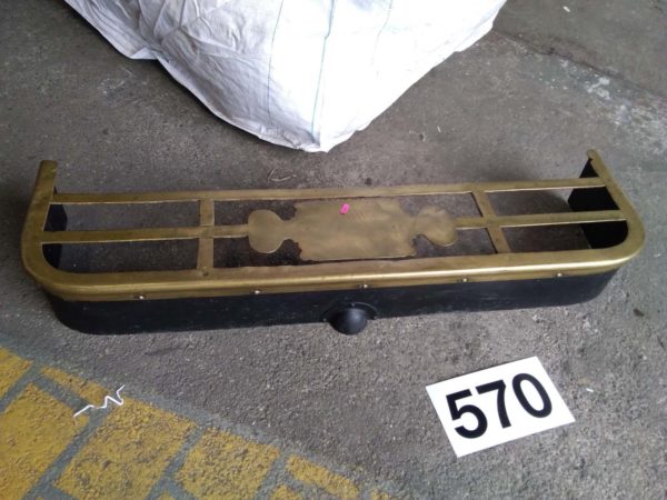 lot 570 fire fender brass & metal - Image 4