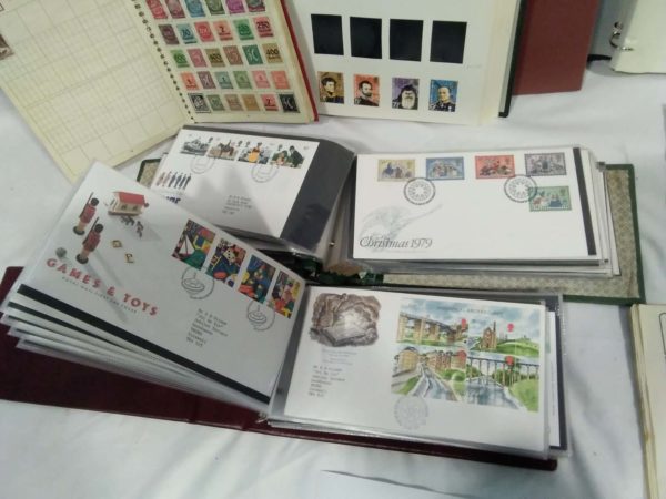 lot 572 2 albums of first day covers plus albums of stamps - Image 2