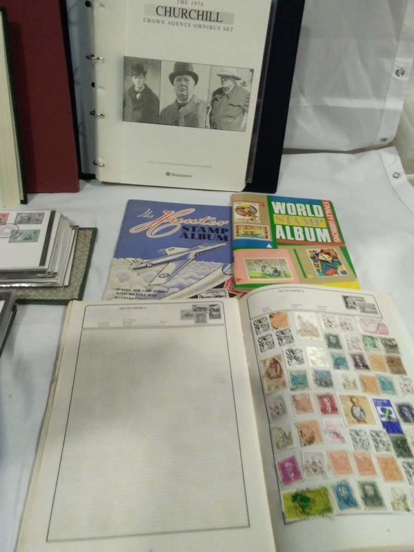 lot 572 2 albums of first day covers plus albums of stamps - Image 3