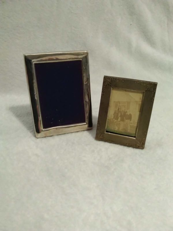 lot 591 2 petit sterling silver photograph frames