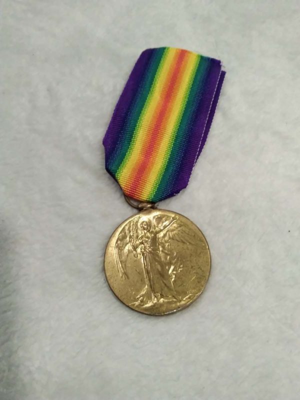 lot 597  WW1 Victory medal F J Bent Royal Engineers