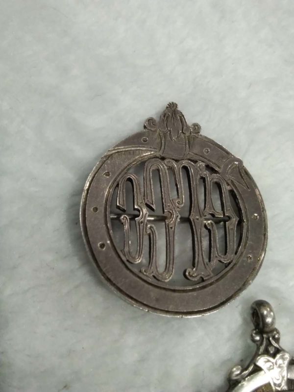 lot 602 vintage sterling silver badge & medal - Image 7