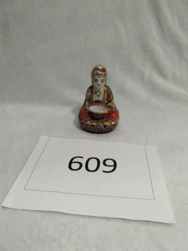 lot 609 vintage japanese Satsuma figure – 1930’s - Image 6