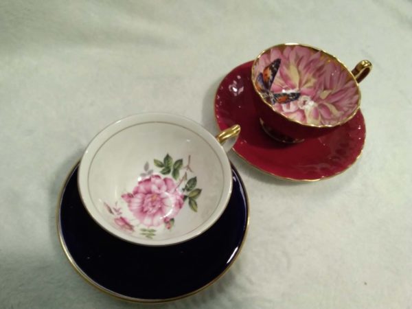 lot 612 pair of collectable Aynsley cabinet cups & saucers - Image 5