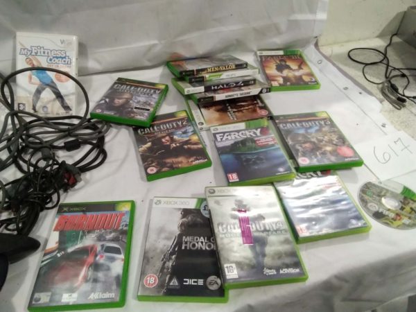 lot 617 gaming consoles Wii, Xbox, Xbox 360 & games  ( not tested) - Image 5