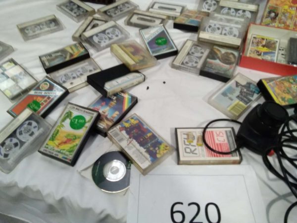 lot 620 retro cassettes inc games, Atari computer system & accessories ( not tested) - Image 4