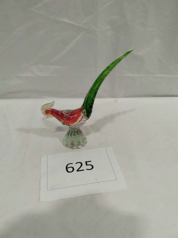 lot 625 Vintage Murano glass bird / cockerel