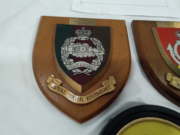 lot 629 Tank Corps & Royal Armoured Corps mess plaques - Image 4