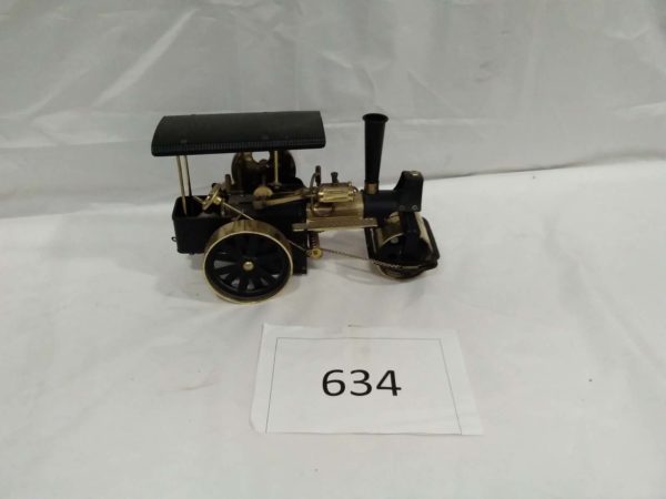 lot 634 vintage brass & tin steam roller