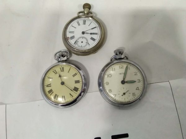 lot 645 3 vintage pocket watches - Image 3