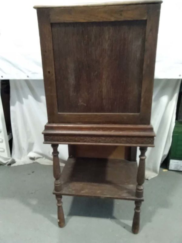 lot 653 free standing antqiue storage / collectors cabinet - Image 2