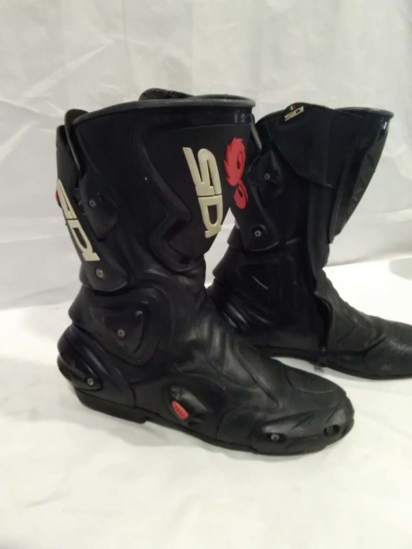 lot 659 size 10 SIDI motor bike boots - Image 4