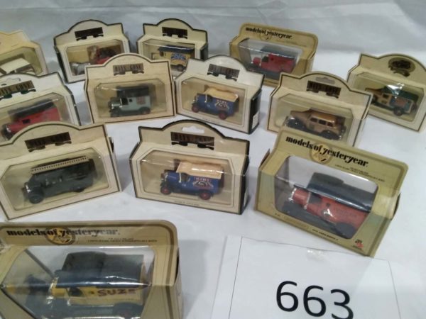 lot 663 15x quantity of diecast model vehicles days gone, yesteryear - Image 4