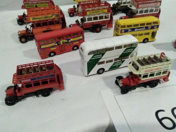 lot 666 quantity of diecast model buses inc Matchbox & Corgi - Image 2