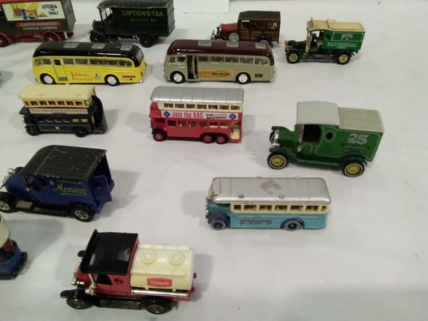 lot 667 quantity of diecast model coaches  inc Matchbox, Corgi, Lledo, Days gone - Image 5