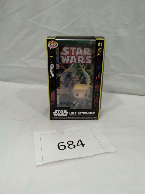 lot 684 Star Wars Luke Skywalker pop figure