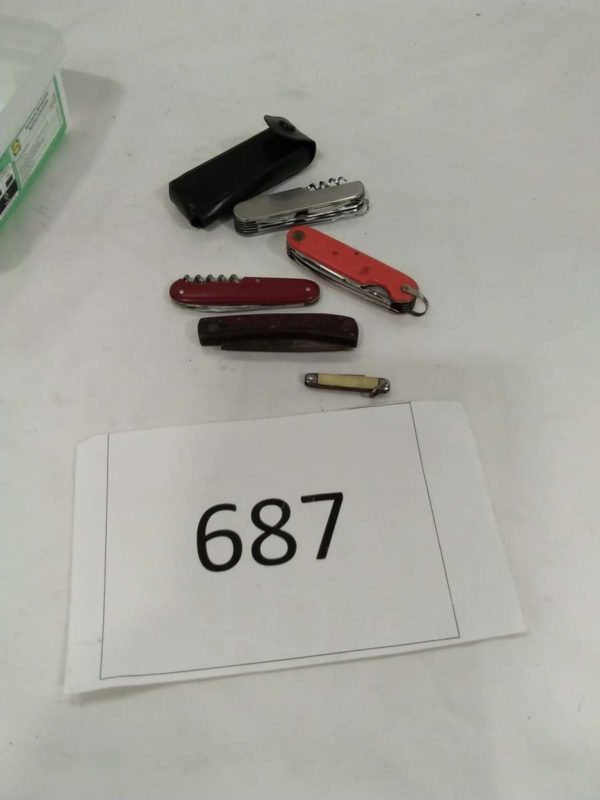 lot 687 penknives x5 - Image 2