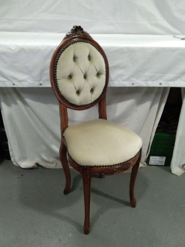 lot 690 vintage upholstered bedroom chair