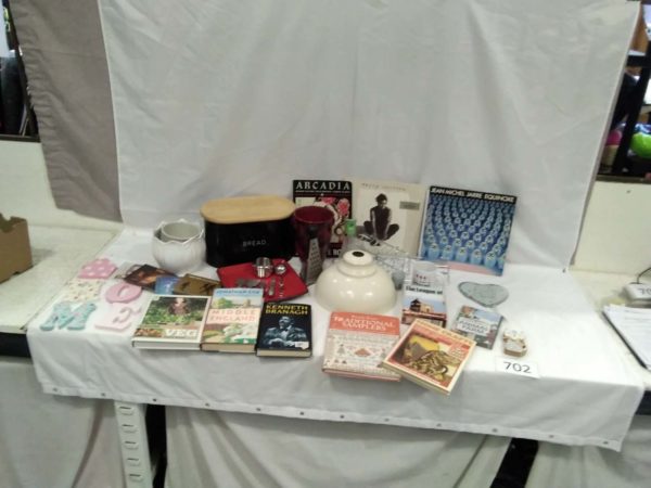 lot 702 house hold items, dvd’s, records, books etc