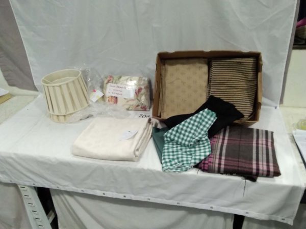 lot 704 Laura Ashley Curtains, shades & fabric plus vintage linen