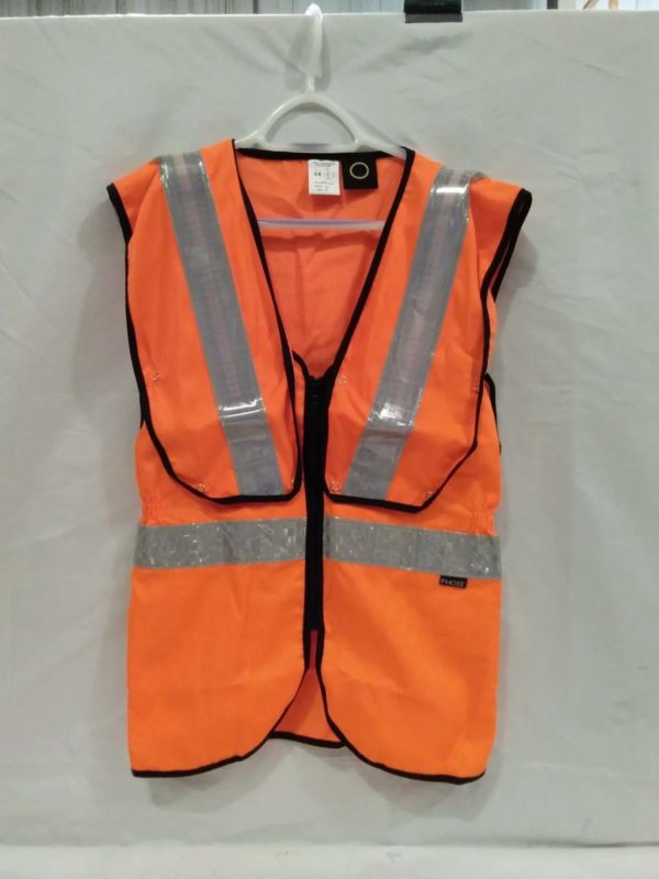 Light reflection High Visibilty Waistcoats, orange size Xlarge