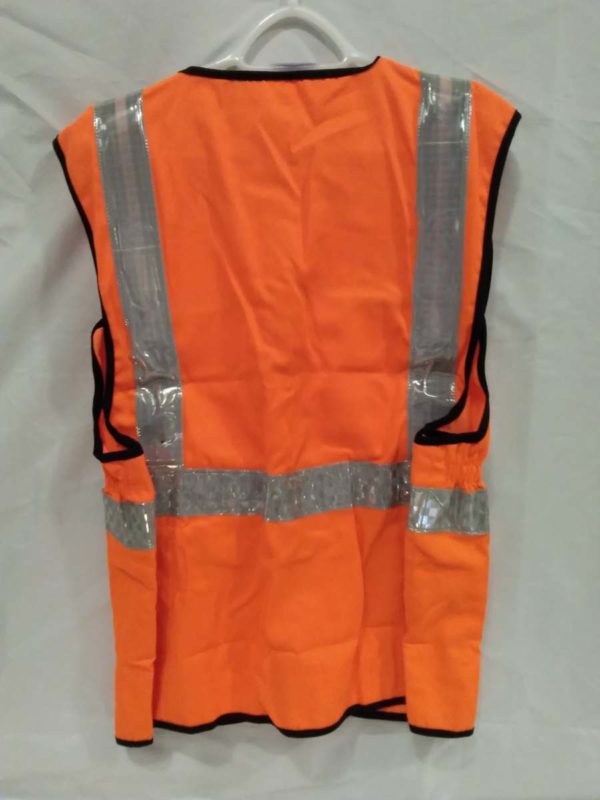 Light reflection High Visibilty Waistcoats, orange size Xlarge - Image 3