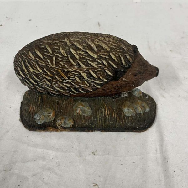 Lot 1036 – Metal Hedgehog Door Stop (Collection Fforestfach)