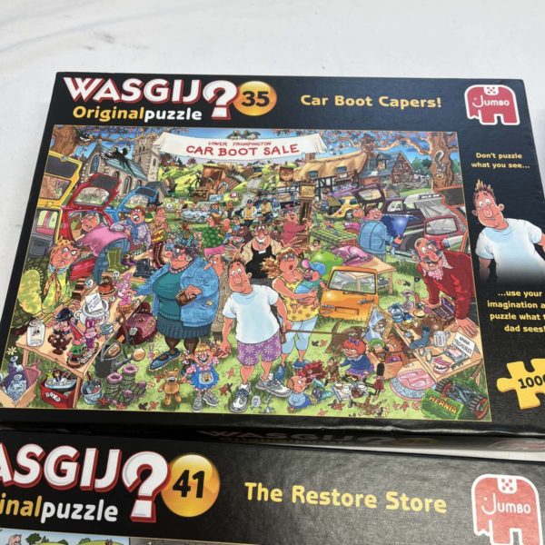 1036 – Wasgij 1000 Piece Jigsaw Puzzles x 4 (Collection Fforestfach) - Image 5