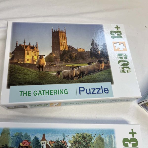 1037 – 500 Piece Jigsaw Puzzles x 4 (Collection Fforestfach) - Image 5