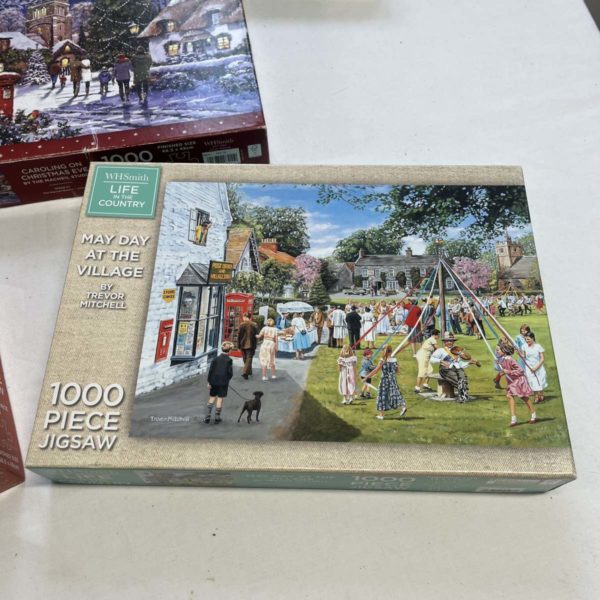 1040 – WH Smith 1000 Piece Jigsaw Puzzles x 5 (Collection Fforestfach) - Image 7