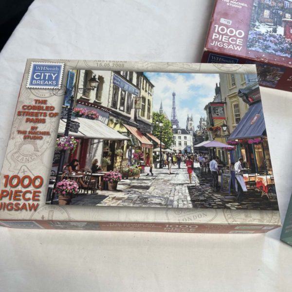 1040 – WH Smith 1000 Piece Jigsaw Puzzles x 5 (Collection Fforestfach) - Image 6