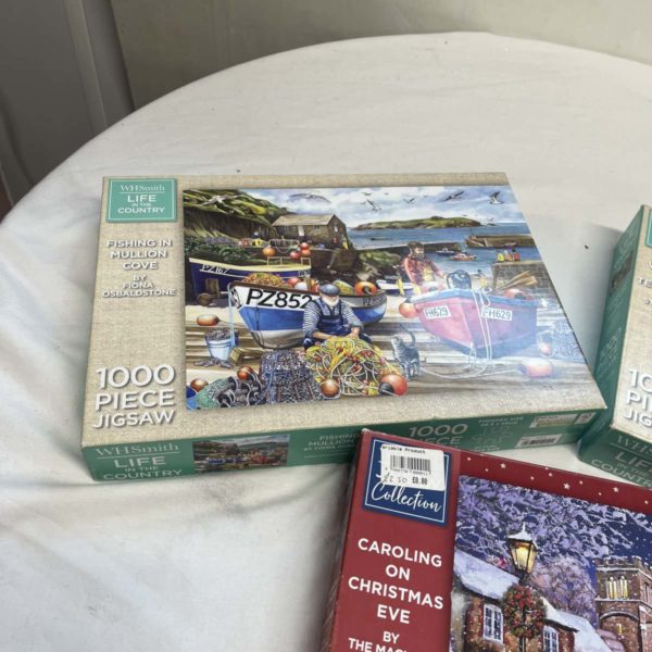 1040 – WH Smith 1000 Piece Jigsaw Puzzles x 5 (Collection Fforestfach) - Image 4